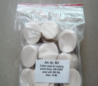 EMPA 501 Cotton pads for wetting 圆帆布片