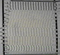 Testfabrics Multifiber Fabric #41 ISO ＂TV＂多纤维贴衬布